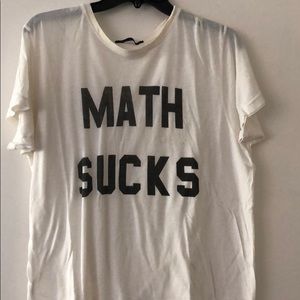Math sucks wildfox tee